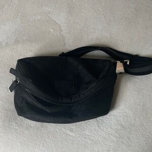Gucci Black Nylon Belt Bag